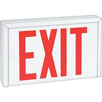 Stella Exit Signs - Exit, LED, 12" L x 12" W, English Superchem Industries