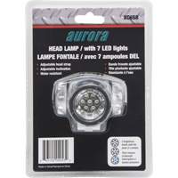 Lampe frontale, DEL, 28 lumens, 20 hres de fonctionnement, piles AAA Superchem Industries
