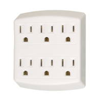 Adaptors, 6 Outlet(s), 15 Amps, 1875 W, 125 Superchem Industries