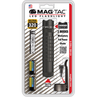 Mag-Tac Tactical Flashlights, LED, 320 Lumens, CR123 Batteries Superchem Industries