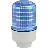Streamline&reg; Modular Multifunctional LED Beacons, Continuous/Flashing/Rotating, Blue Superchem Industries