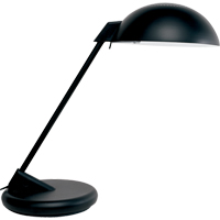 Desk Lamp, 100 W, Incandescent, Black Superchem Industries