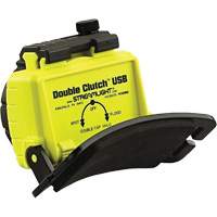 Double Clutch USB Headlamp, LED, 125 Lumens, 3.5 Hrs. Run Time, Rechargeable Batteries Superchem Industries