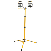 Twin-Head Work Light, LED, 40 W, 4800 Lumens, Aluminum Housing Superchem Industries