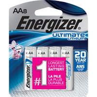 Batteries au lithium Ultimate, AA, 1,5 V Superchem Industries