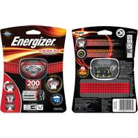 Lampe frontale Vision, DEL, 200 lumens, 8,5 hres de fonctionnement, piles AAA Superchem Industries