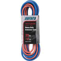 TPE-Rubber Extension Cord with Light Indicator, All-Weather, SJEOW, 14/3 AWG, 15 A, 3 Outlet(s), 25' Superchem Industries