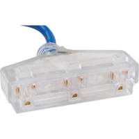 TPE-Rubber Extension Cord with Light Indicator, All-Weather, SJEOW, 14/3 AWG, 15 A, 3 Outlet(s), 25' Superchem Industries