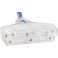 TPE-Rubber Extension Cord with Light Indicator, All-Weather, SJEOW, 12/3 AWG, 15 A, 3 Outlet(s), 25' Superchem Industries