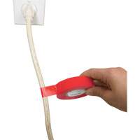 Electrical Tape, 19 mm (3/4") x 18 M (60'), Red, 7 mils Superchem Industries