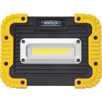 Portable Work Light, LED, 10 W, 1000 Lumens, Plastic Housing Superchem Industries
