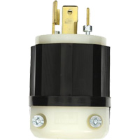 Industrial Grade Locking Plug, Nylon, 30 Amps, 347 V/600 V, L20-30P Superchem Industries