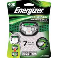 Lampe frontale Vision Ultra, DEL, 400 lumens, 4 hres de fonctionnement, piles Rechargeable Superchem Industries