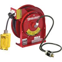 Power Cord Reel, 45', SJEOOW, 12 Gauge, 20 A Superchem Industries