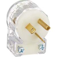 Angled Hospital Grade Extension Plug, Nylon, 20 Amps, 250 V Superchem Industries