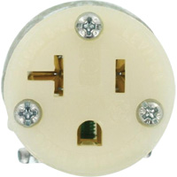 Hospital Grade Extension Plug Connector, 5-20R, Nylon Superchem Industries