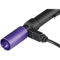 Lampe stylo UV avec port de recharge micro USB Stylus Pro, DEL, Corps en Aluminium, piles Rechargeable, Compris Superchem Industries