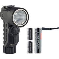 Lame de poche &agrave; alimentation multiple &agrave; angle droit pour casque Vantage 180 X, DEL, Piles Rechargeable/CR123A, Polym&egrave;re de nylon Superchem Industries