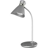 Desk Lamp, 6 W, LED, 16" Neck, Silver Superchem Industries