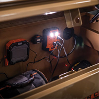 Powerbox 1 Magnetic Power Strip, 4 Outlet(s), 5', 120 V Superchem Industries