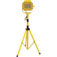 Explosion Proof Floodlight with Tripod, LED, 40 W, 5600 Lumens, Aluminum Housing Superchem Industries