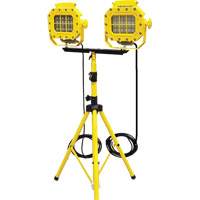 Explosion Proof Floodlight with Tripod, LED, 40 W, 5600 Lumens, Aluminum Housing Superchem Industries