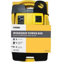 Workshop Power Box, 8 Outlet(s), 6', 15 Amps, 1875 W, 125 V Superchem Industries