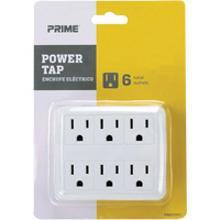 Power Tap, 6 Outlet(s), 15 A, 1875 W, 125 V Superchem Industries