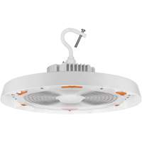UFO High Bay Light, LED, 120 - 347 V, 200 W, 7.3" H x 11" W Superchem Industries