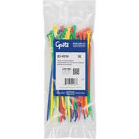 Nylon Cable Ties, 8" Long, 50 lbs. Tensile Strength Superchem Industries