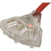 Generator Extension Cord with Tritap, STW, 10 AWG, 3 Outlet(s), 25' Superchem Industries