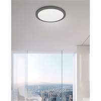 Matte Black Surface Flush Mount Light Superchem Industries