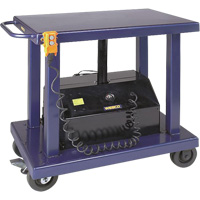 Hydraulic Lift Table, Steel, 24" W x 36" L, 2000 lbs. Capacity ZD867 | Superchem Industries